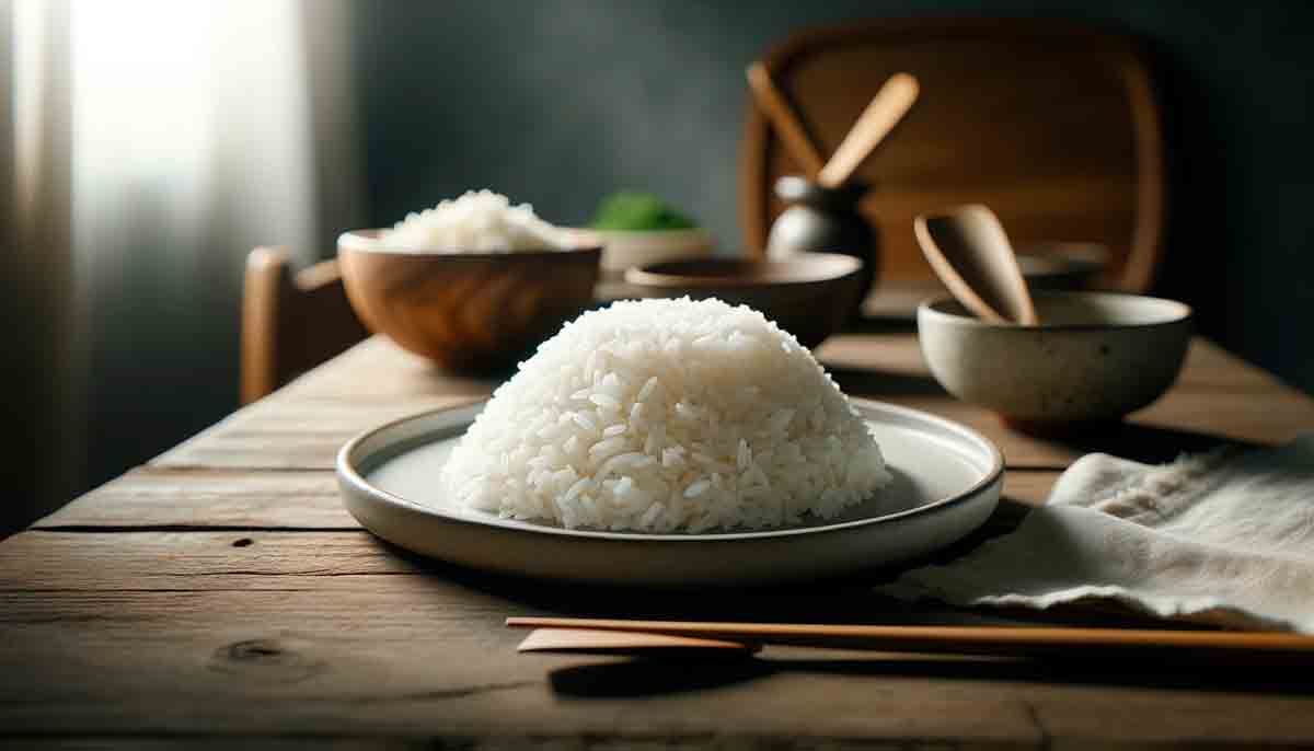 Receita fácil de arroz branco soltinho