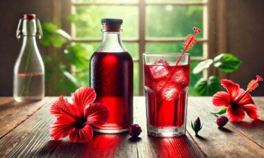 Receita fácil de Xarope de hibisco