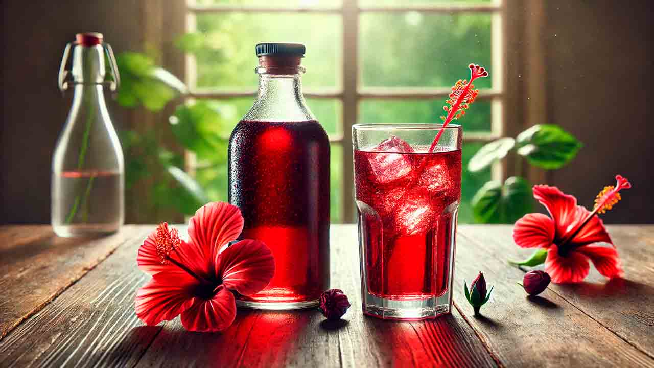 Receita fácil de Xarope de hibisco