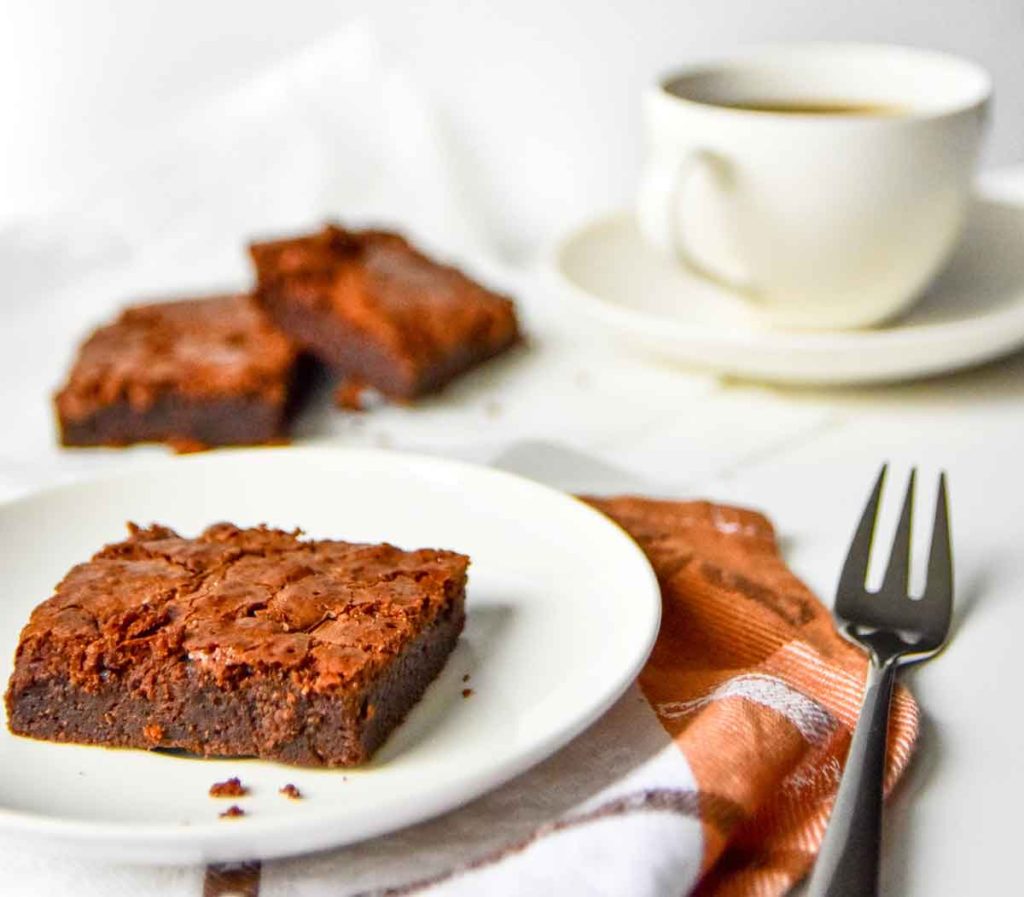 Receita fácil de Brownie de café e chocolate Receita Fácil